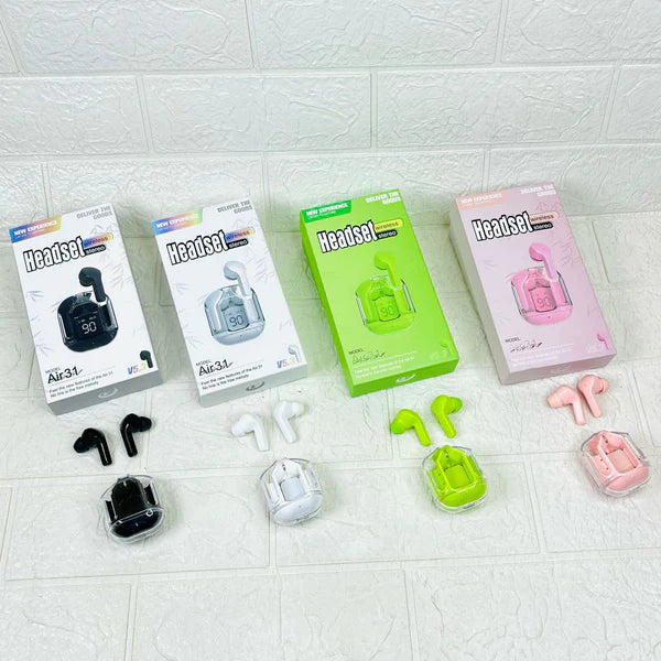 Wireless Stero Earbuds (Pink)